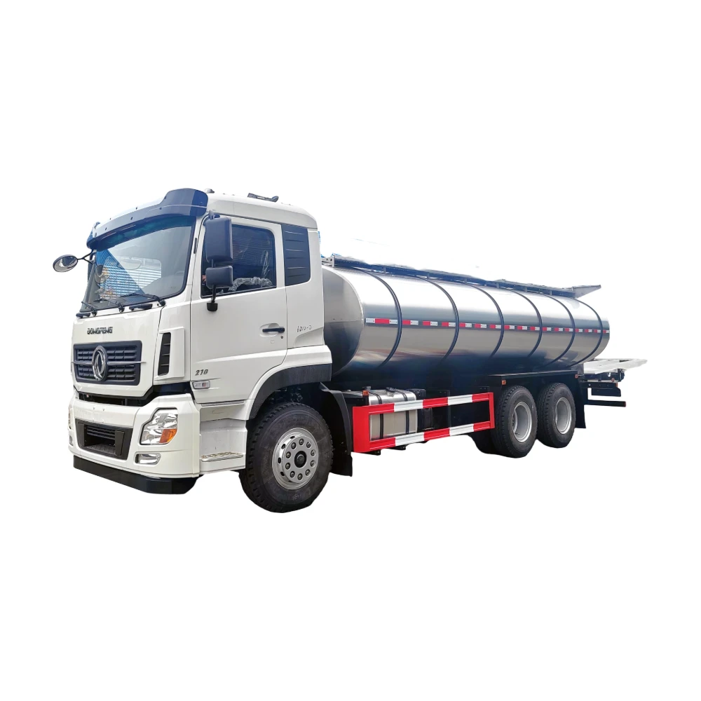 "Customize 20ton-23ton Dongfeng Diesel Milk Transport Truck with 8 Rear Wheels for Cow & Sheep Milk New & Manual Transmission"