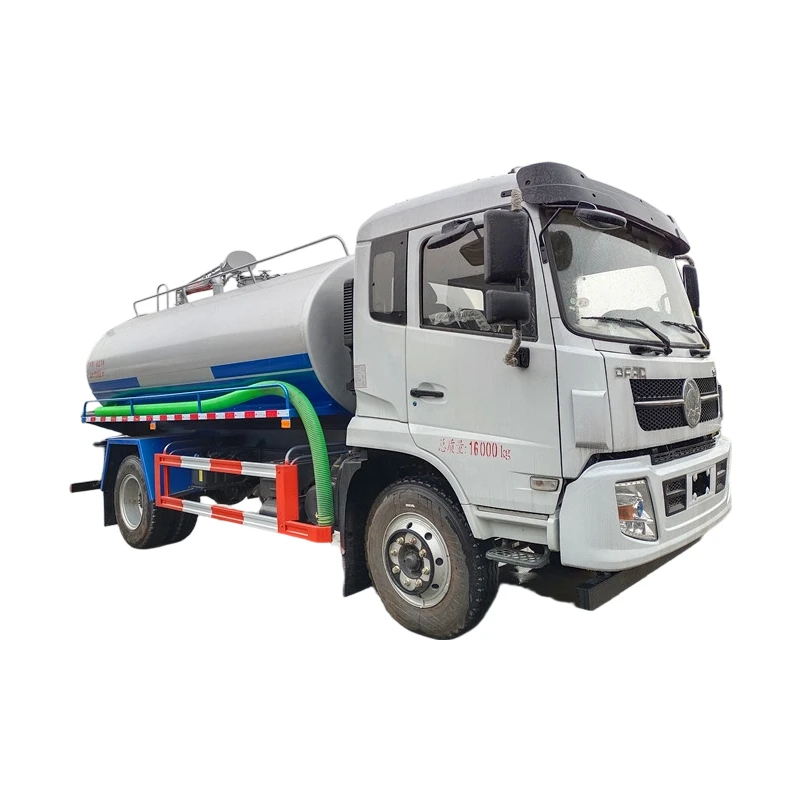 Dongfeng  Manual Septic Cleaning Sewage Suction Truck 6000L-13000L Fecal Vacuum Truck