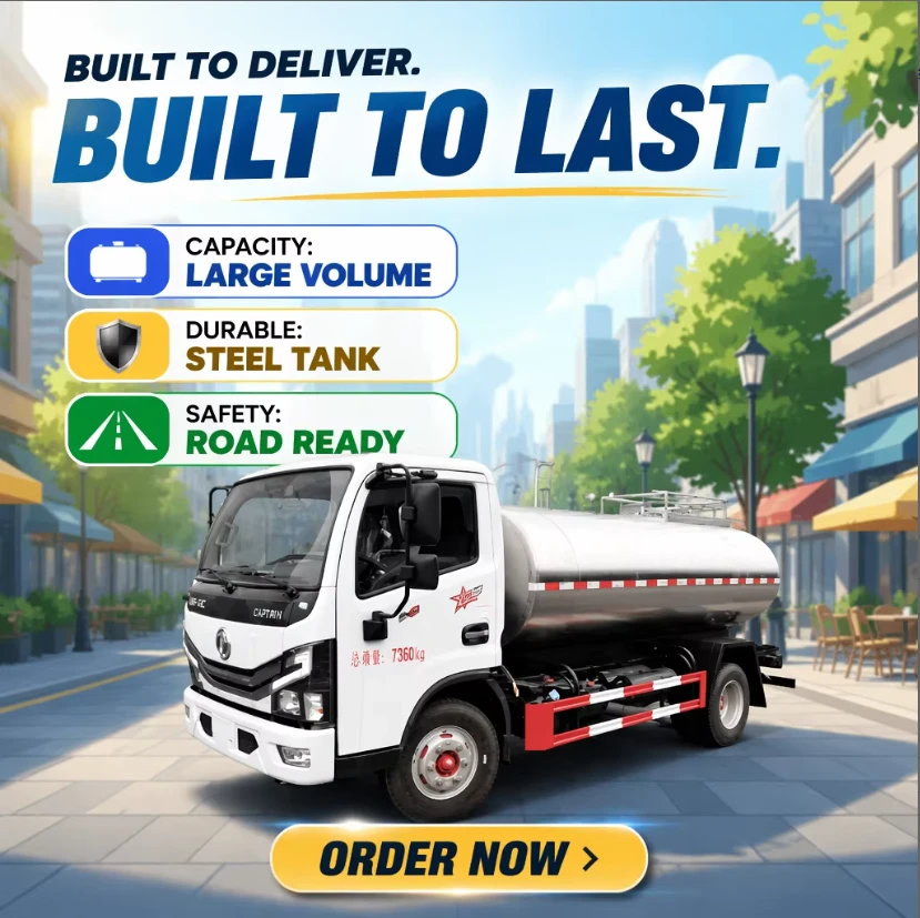 New 30 Ton Diesel Fresh Milk Tanker Truck Transporter with Manual Transmission140