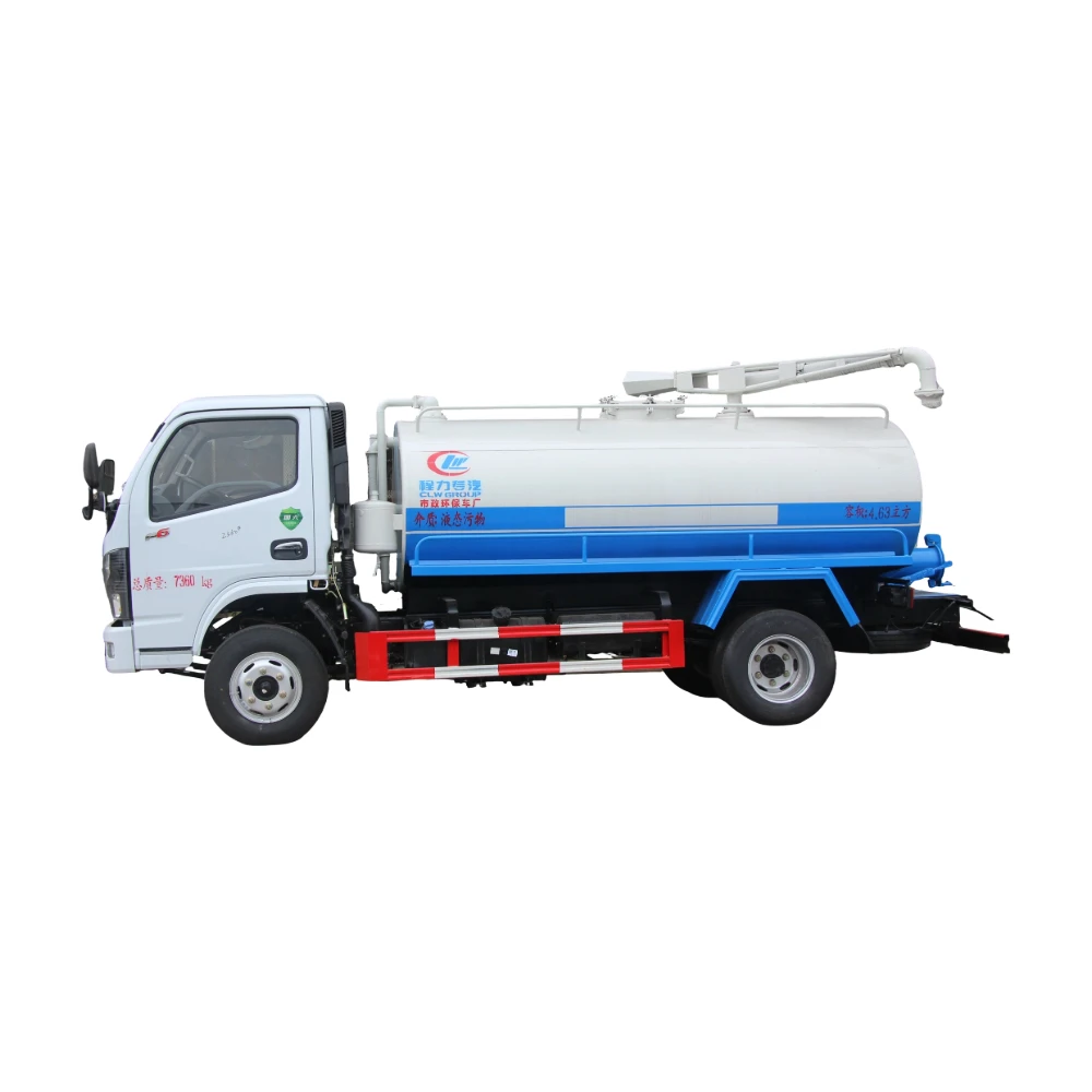 4x2 Diesel Sewage Septic Tank Truck Manual Transmission for South Africa's Fecal Suction Needs