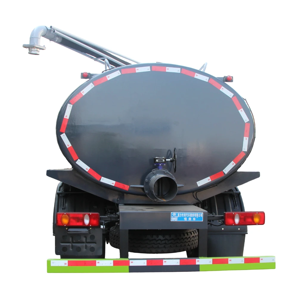 Factory Direct Sale of Dongfeng Huashen 8-ton Sewage Suction Truck. Underground Pipeline Sewage Suction and Discharge.