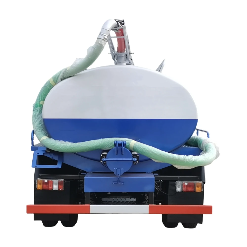 Isuzu ELF 700P 4x2 RHD 10000L Tank Sewage Fecal Suction Truck with Italian JUROP Manual Diesel Vacuum Pump Export Chassis