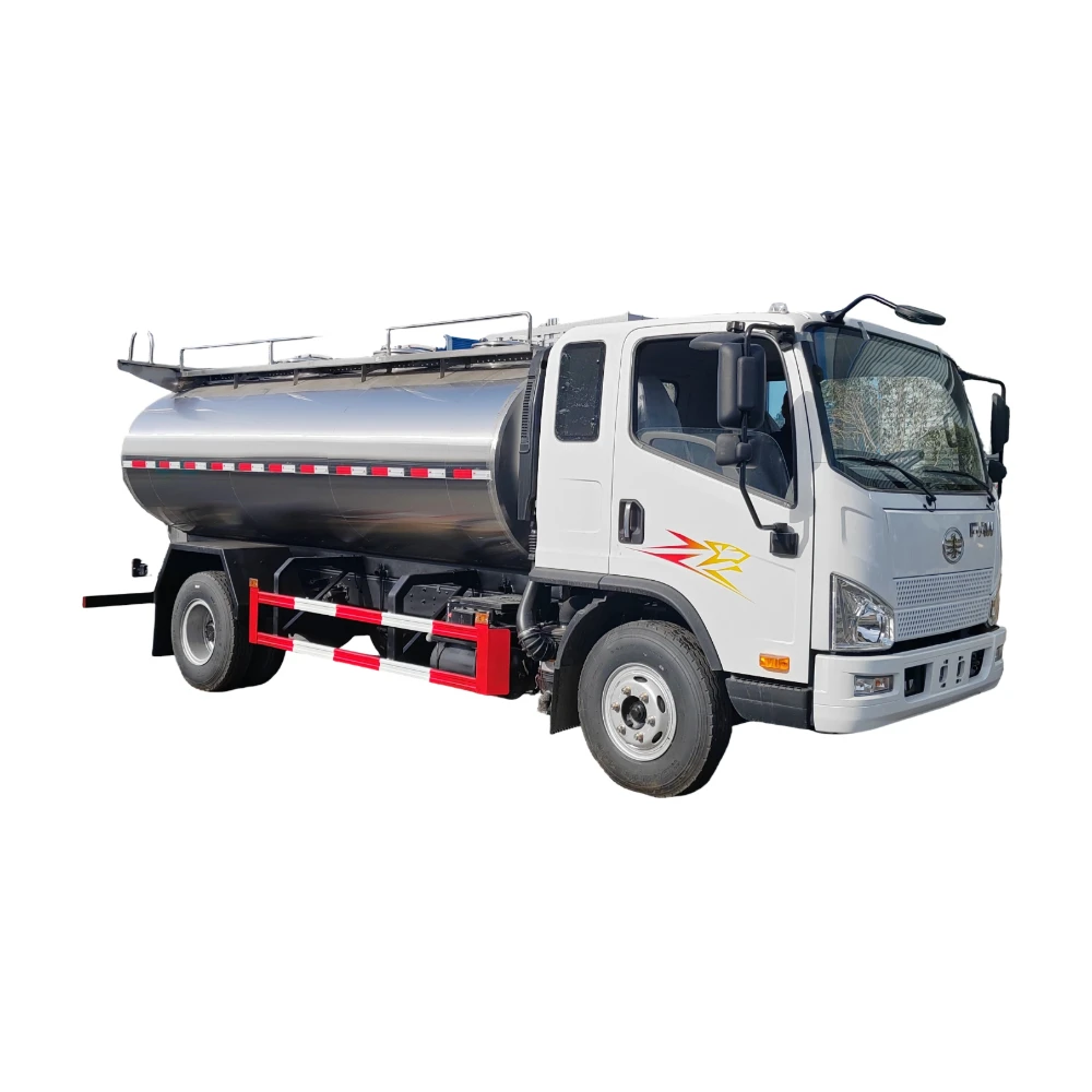 Customized 5000L-20000L Food Grade Stainless Steel Mobile Fresh Milk Cooling Truck 304 Insulated for Dairy Transportation