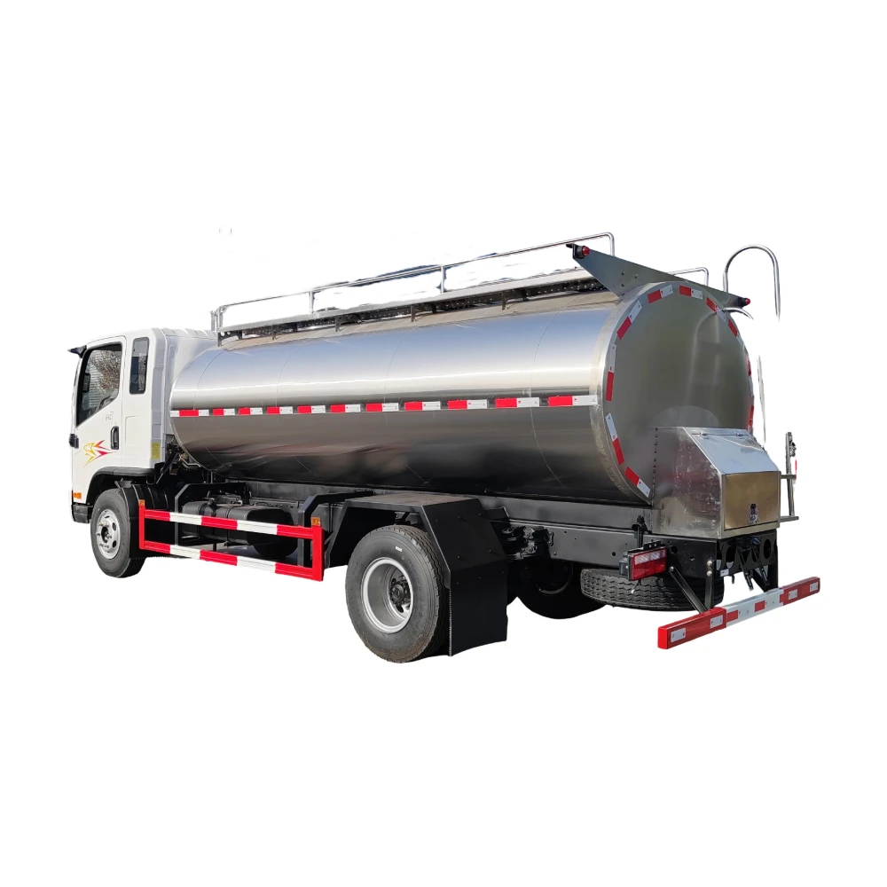 Customized 5000L-20000L Food Grade Stainless Steel Mobile Fresh Milk Cooling Truck 304 Insulated for Dairy Transportation