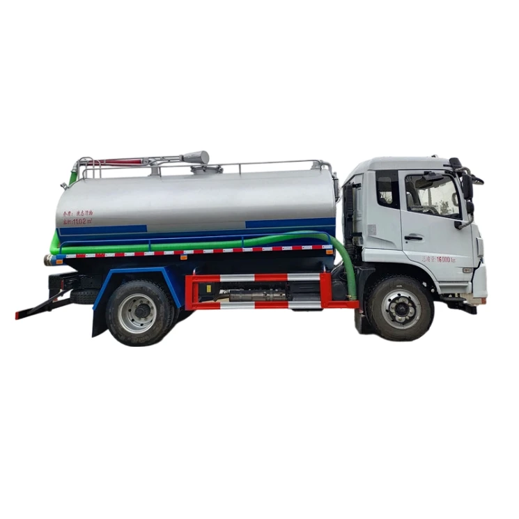 Dongfeng  Manual Septic Cleaning Sewage Suction Truck 6000L-13000L Fecal Vacuum Truck