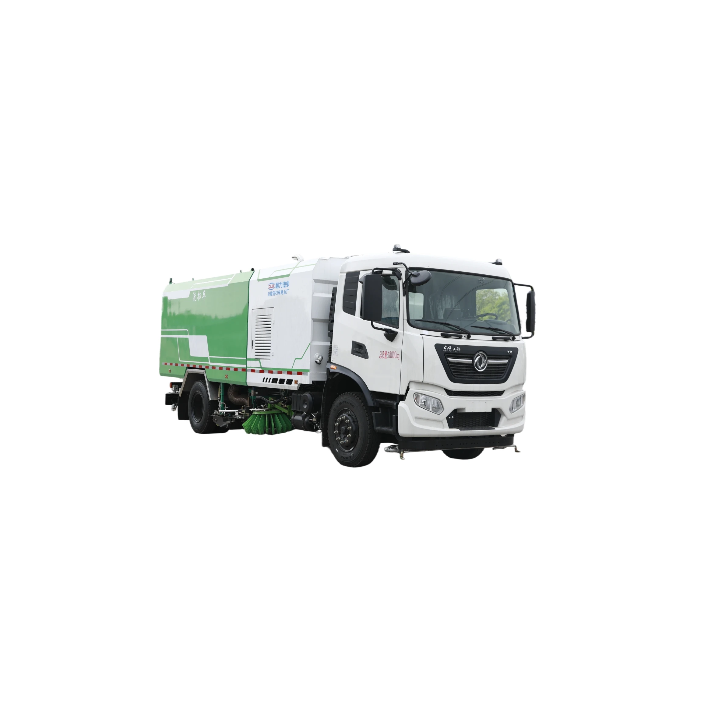 CLW5180TXSD6 Dongfeng Tianjin Washing and Sweeping Vehicle with Engine Gear Pump 18000kg