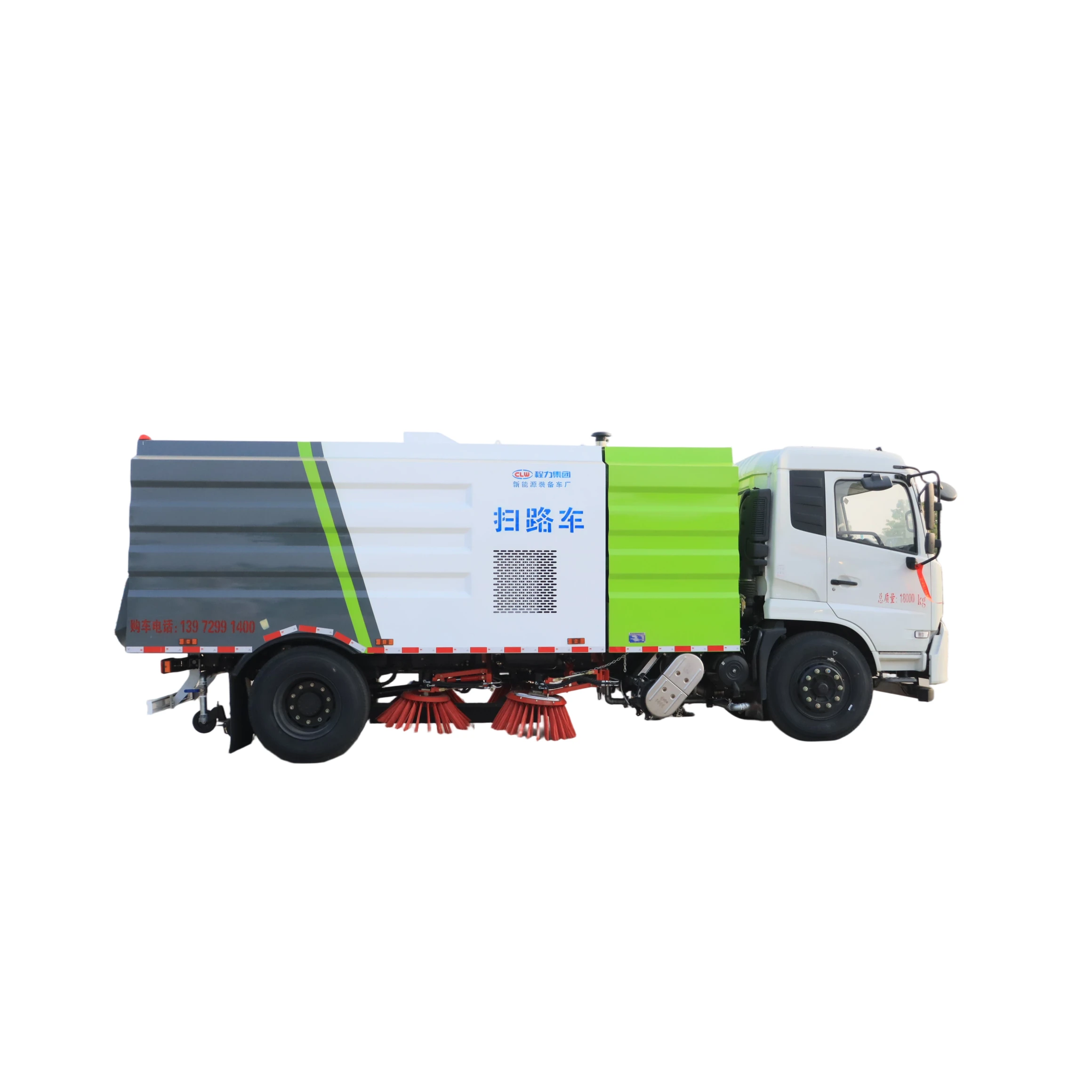 CLW5120TSL6 Dongfeng New Dali Carda Street Sweeper with Engine & Gear 18000kg 1 Year Warranty