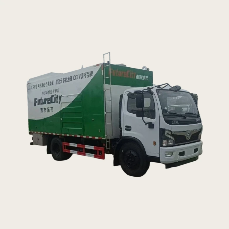 Chengli Brand Factory Direct Sewage Cleaning Purification Vehicle for One-Operation Pipe Cleaning