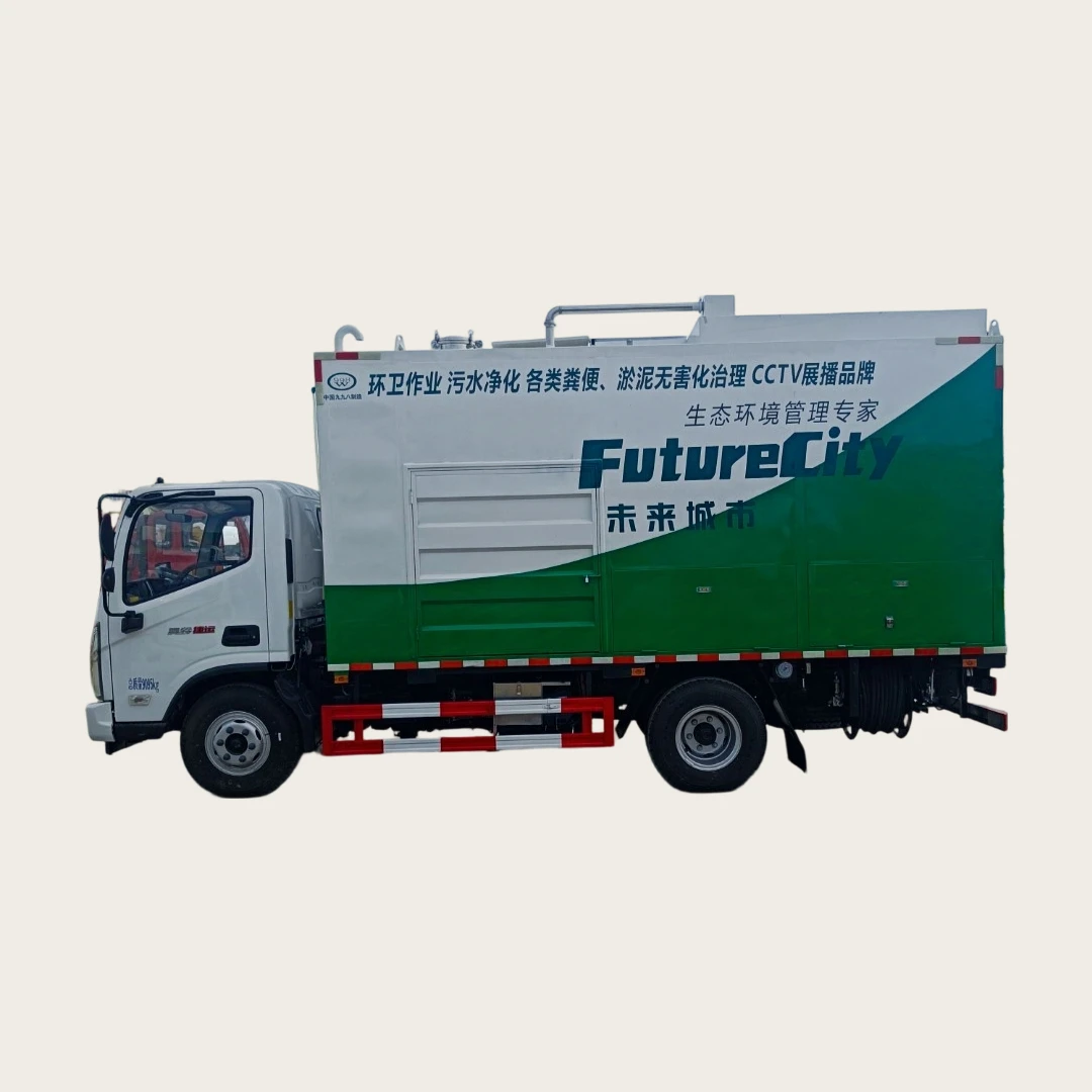 Dongfeng Euro 3 Emission Sewage Treatment Purification Truck New Diesel Manual Tank for Domestic Sewage Collection