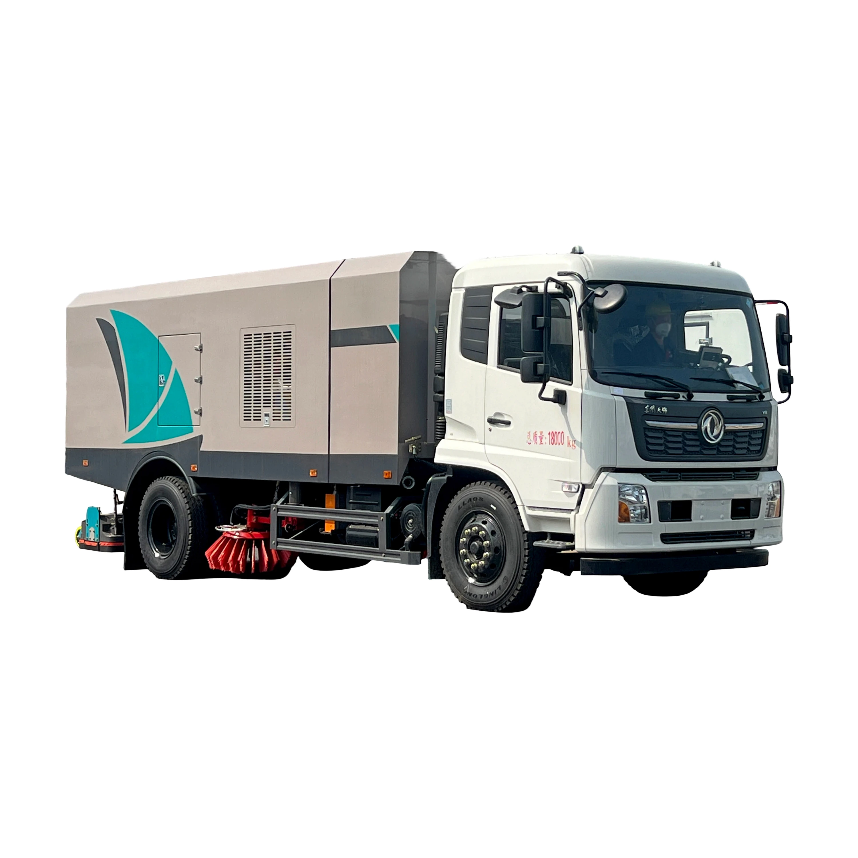 Dongfeng Tianjin CL5180TXC6GX-A Dual-purpose Rear-mounted Vacuum Cleaner Suitable for Dry Wet Cleaning 18000kg 1 Year Warranty