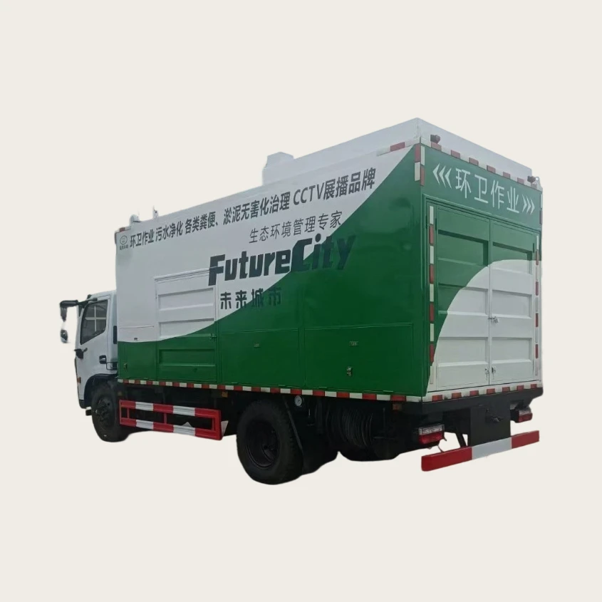 Chengli Brand Factory Direct Sewage Cleaning Purification Vehicle for One-Operation Pipe Cleaning