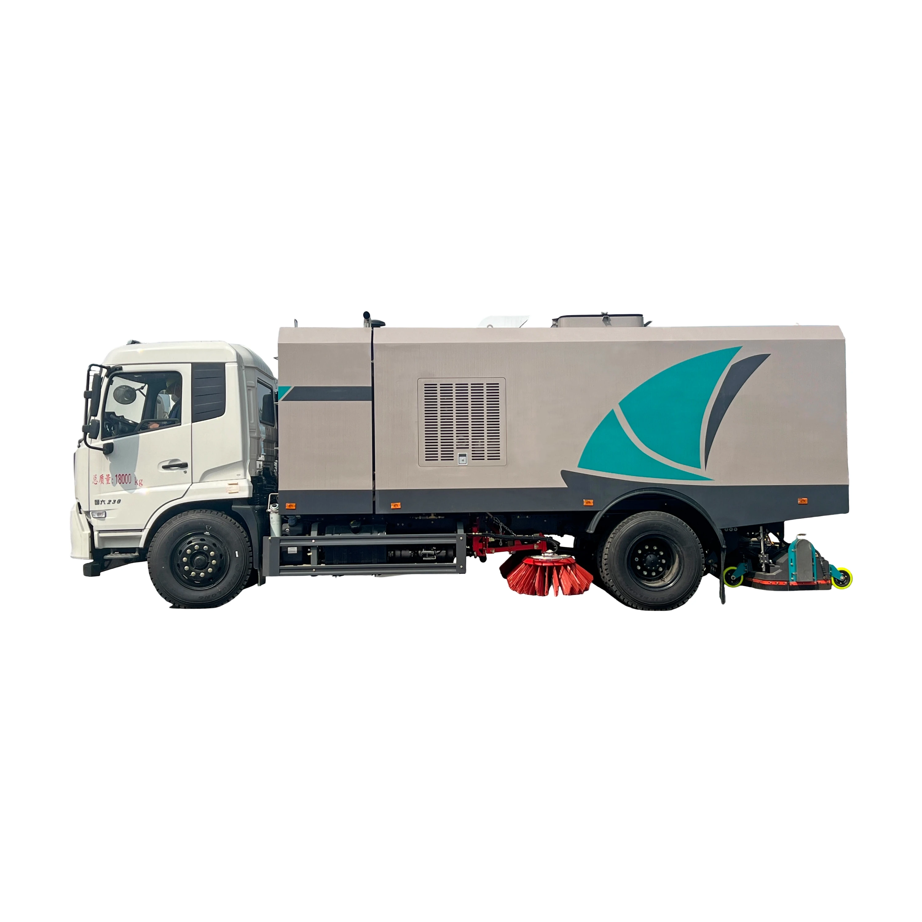 Dongfeng Tianjin CL5180TXC6GX-A Dual-purpose Rear-mounted Vacuum Cleaner Suitable for Dry Wet Cleaning 18000kg 1 Year Warranty