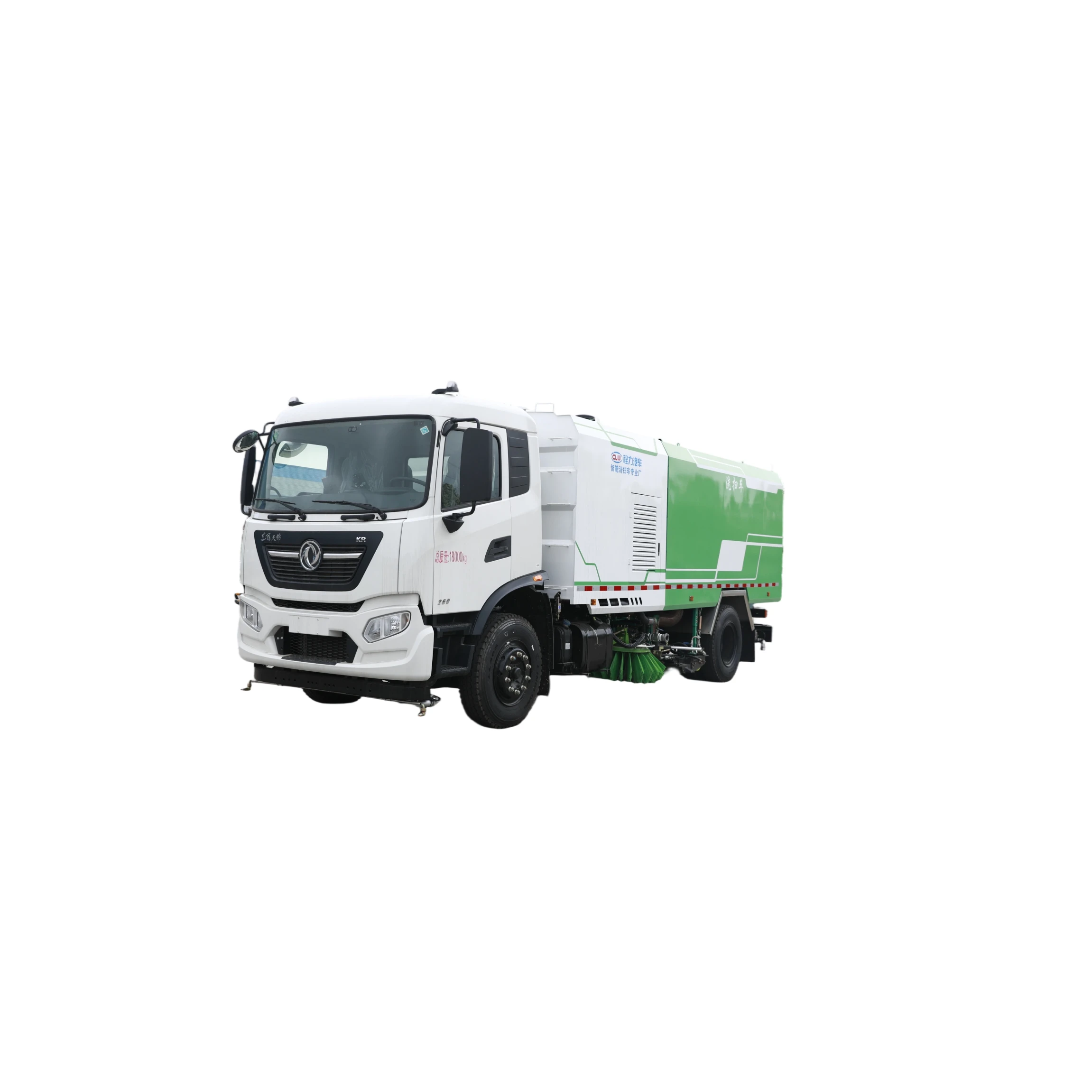 CLW5180TXSD6 Dongfeng Tianjin Washing and Sweeping Vehicle with Engine Gear Pump 18000kg