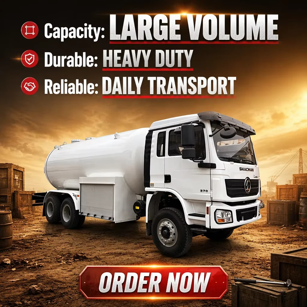 China Factory Direct 25cbm Oil Tanker 4x2 Drive Wheel with Manual Transmission Desert-Proof LPG Storage New Condition