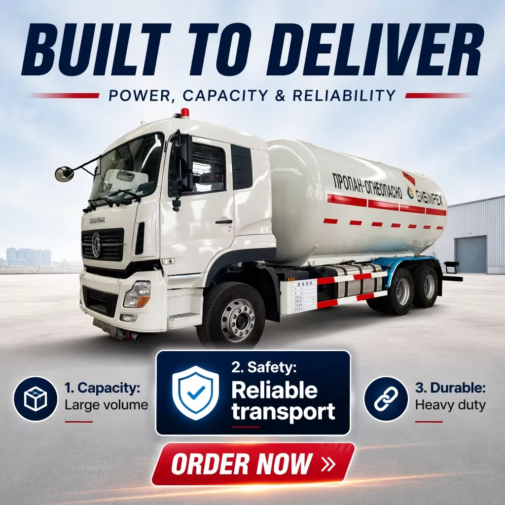 New HOWO/Shacman Euro 6 Emission 6x4 Drive Wheel LPG Bobtail Truck with 32 Boxes Gas Transportation Tank Condition New