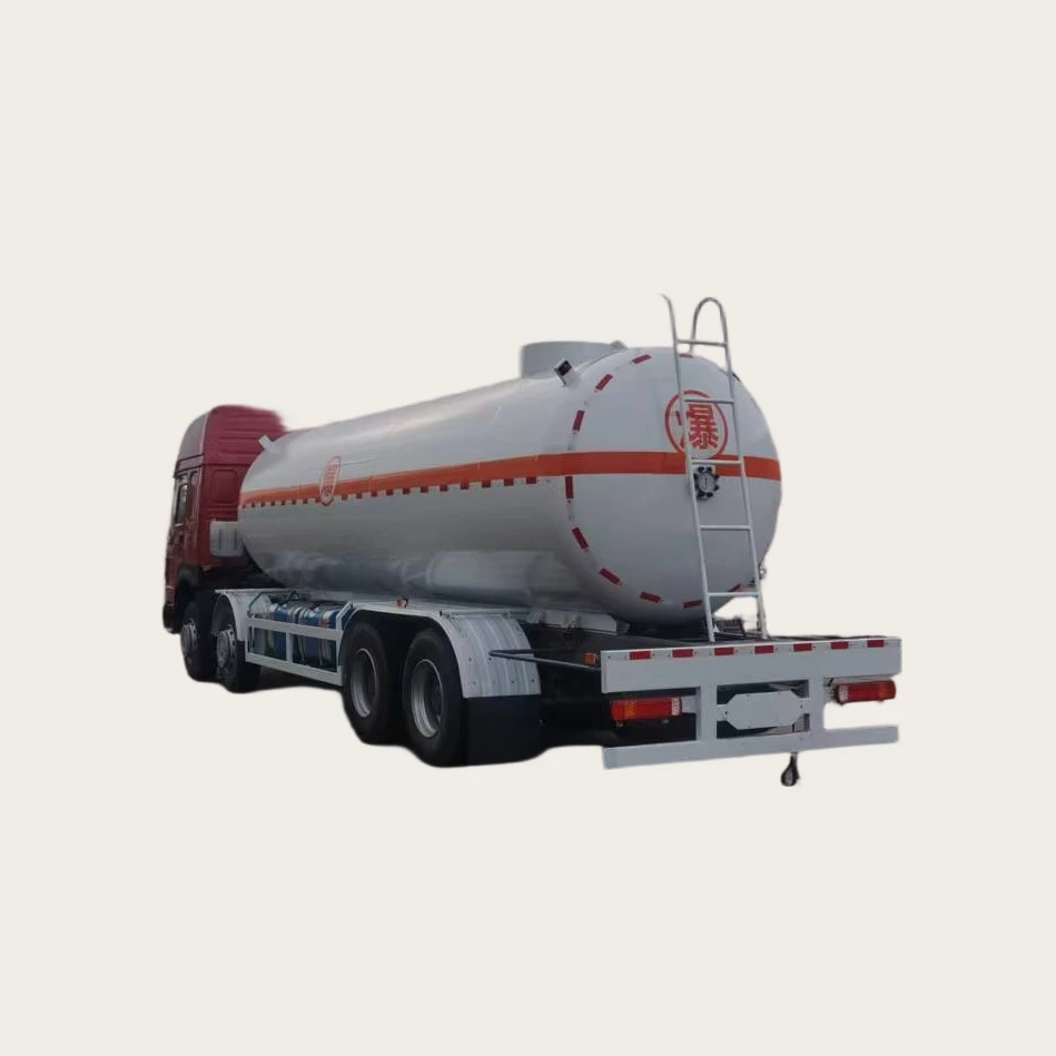 Direct Sales From Chinese Factory - Haowo New Euro-standard 8x4 diesel Tanker with a Capacity of 37.5 Cubic Meters