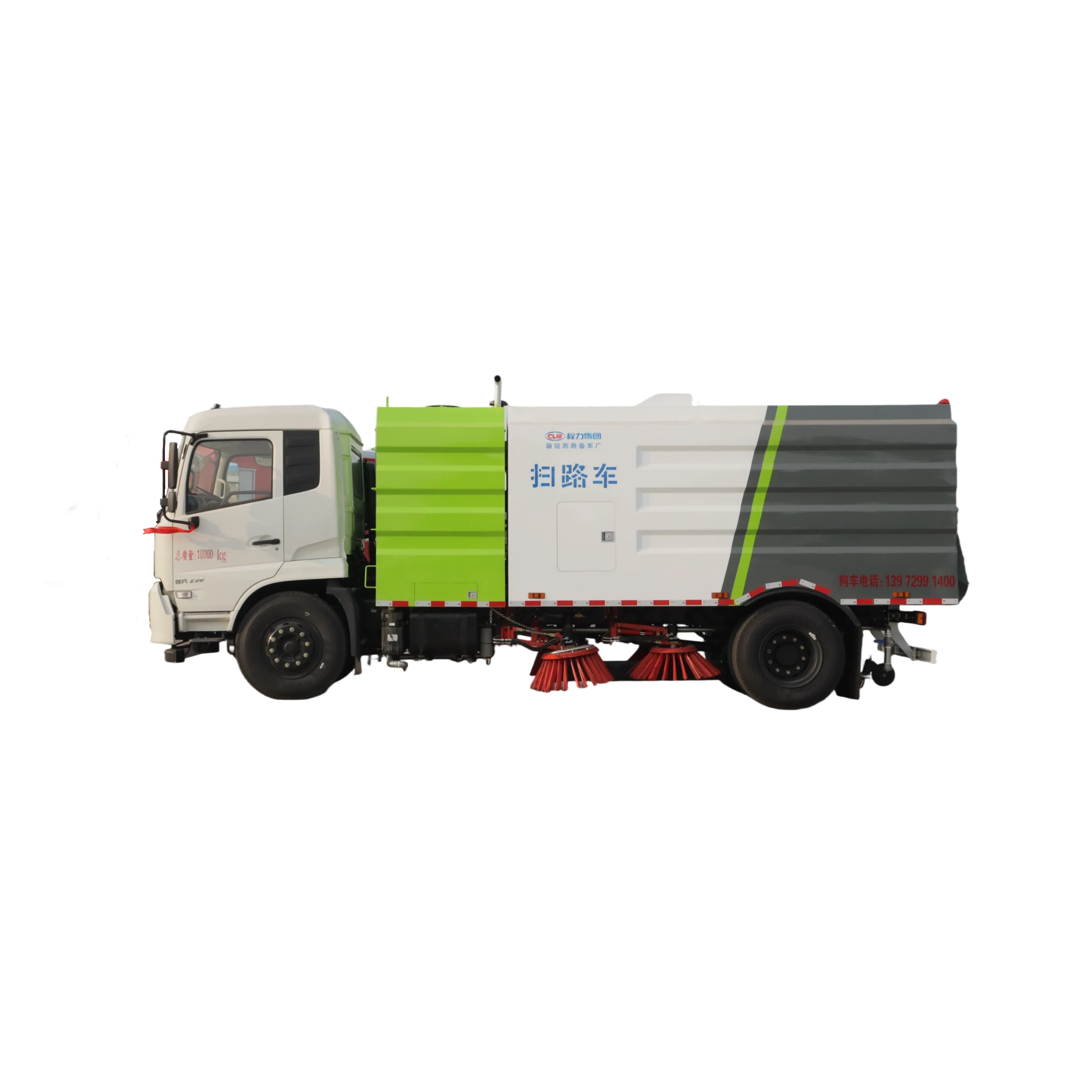 CLW5120TSL6 Dongfeng New Dali Carda Street Sweeper with Engine & Gear 18000kg 1 Year Warranty