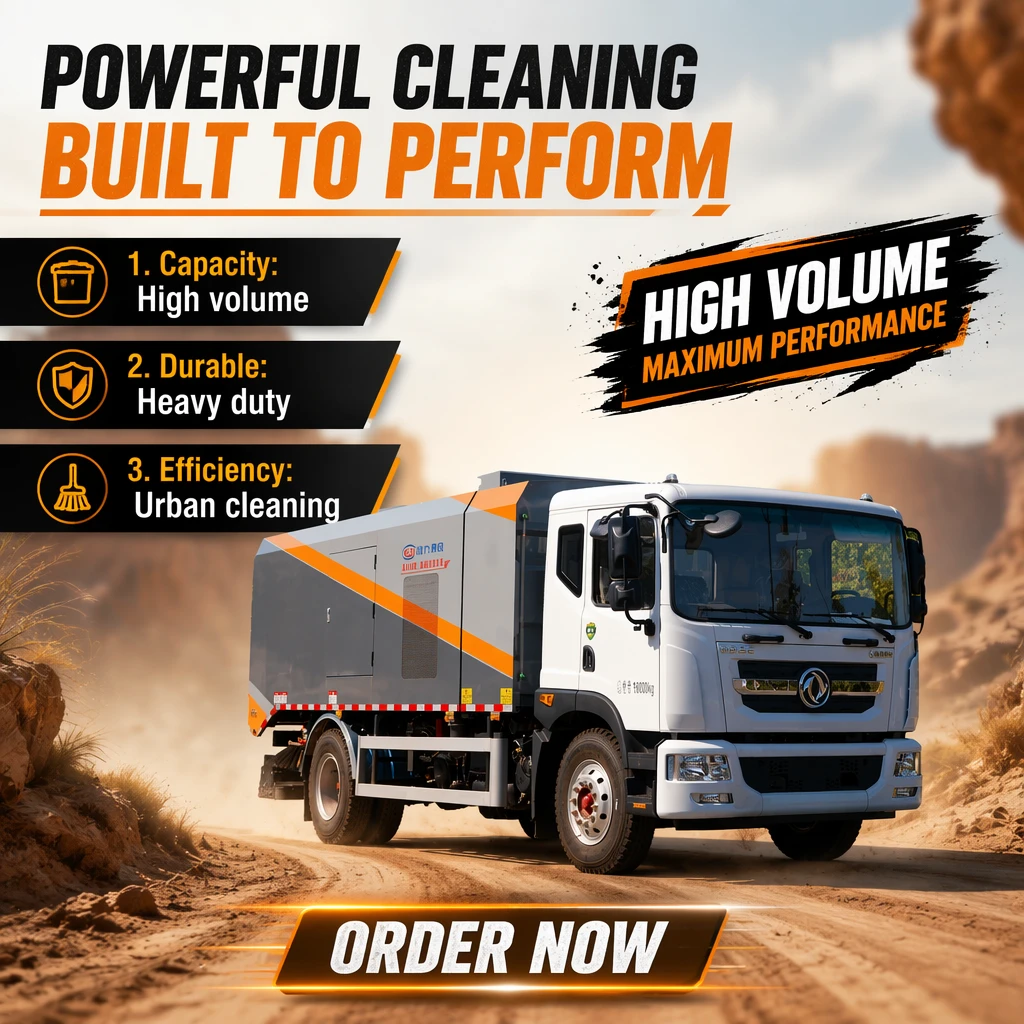 CL5120TXC6GX Daliika Mid/Rear-Mounted Engine & Gear Vacuum Cleaner Vehicle