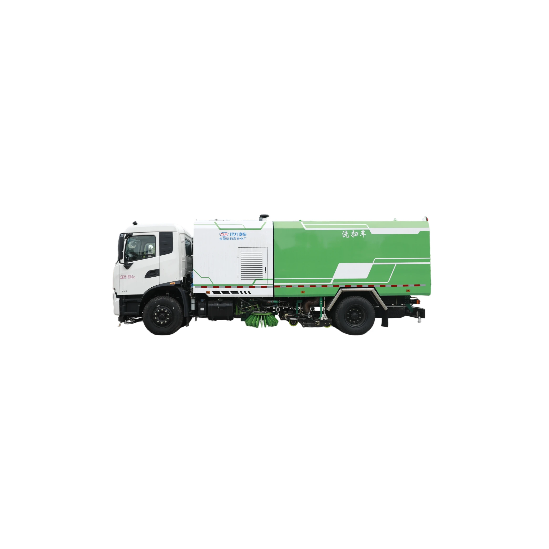 CLW5180TXSD6 Dongfeng Tianjin Washing and Sweeping Vehicle with Engine Gear Pump 18000kg