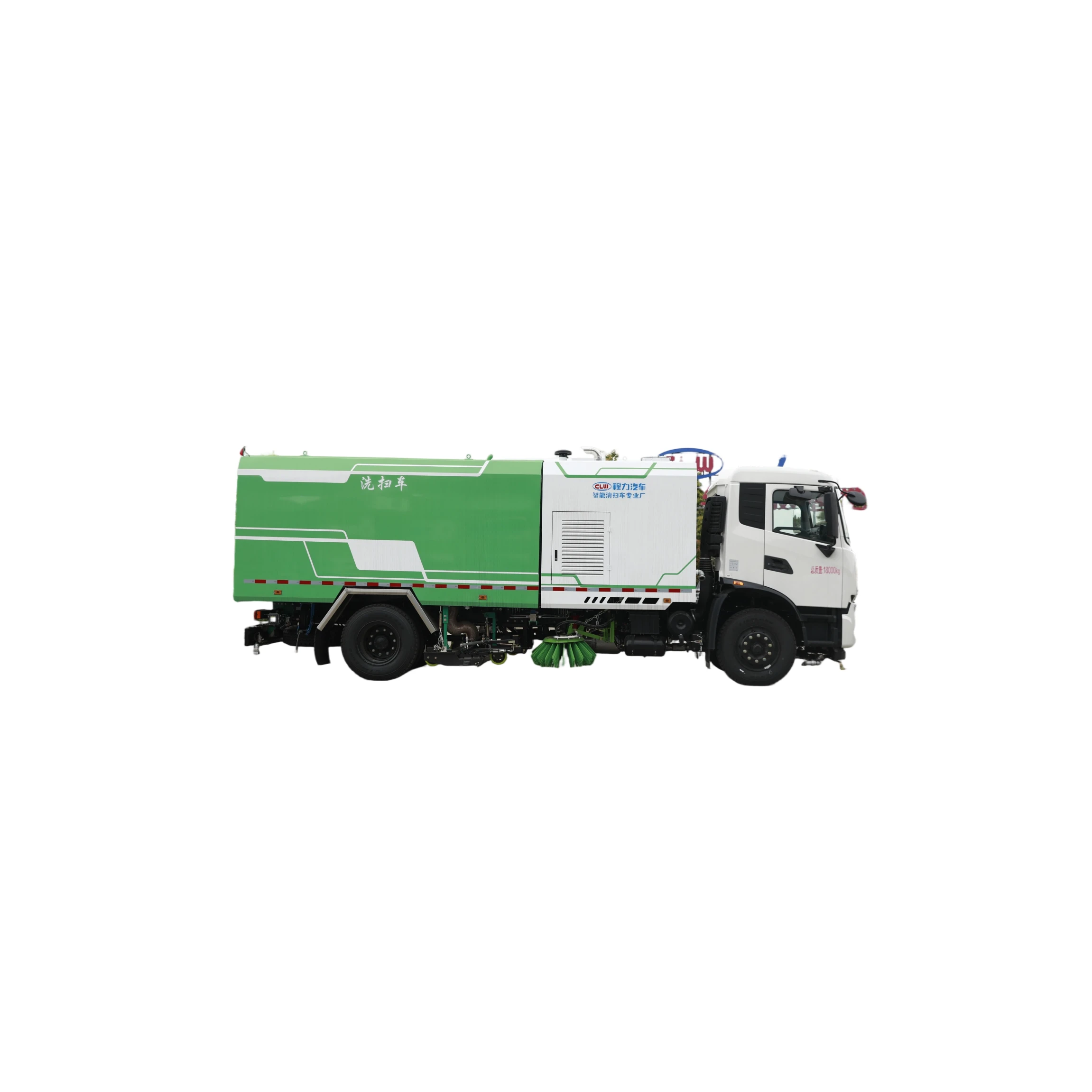 CLW5180TXSD6 Dongfeng Tianjin Washing and Sweeping Vehicle with Engine Gear Pump 18000kg