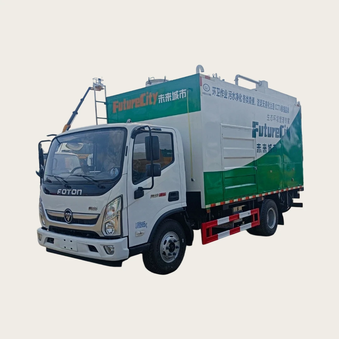 Dongfeng Euro 3 Emission Sewage Treatment Purification Truck New Diesel Manual Tank for Domestic Sewage Collection