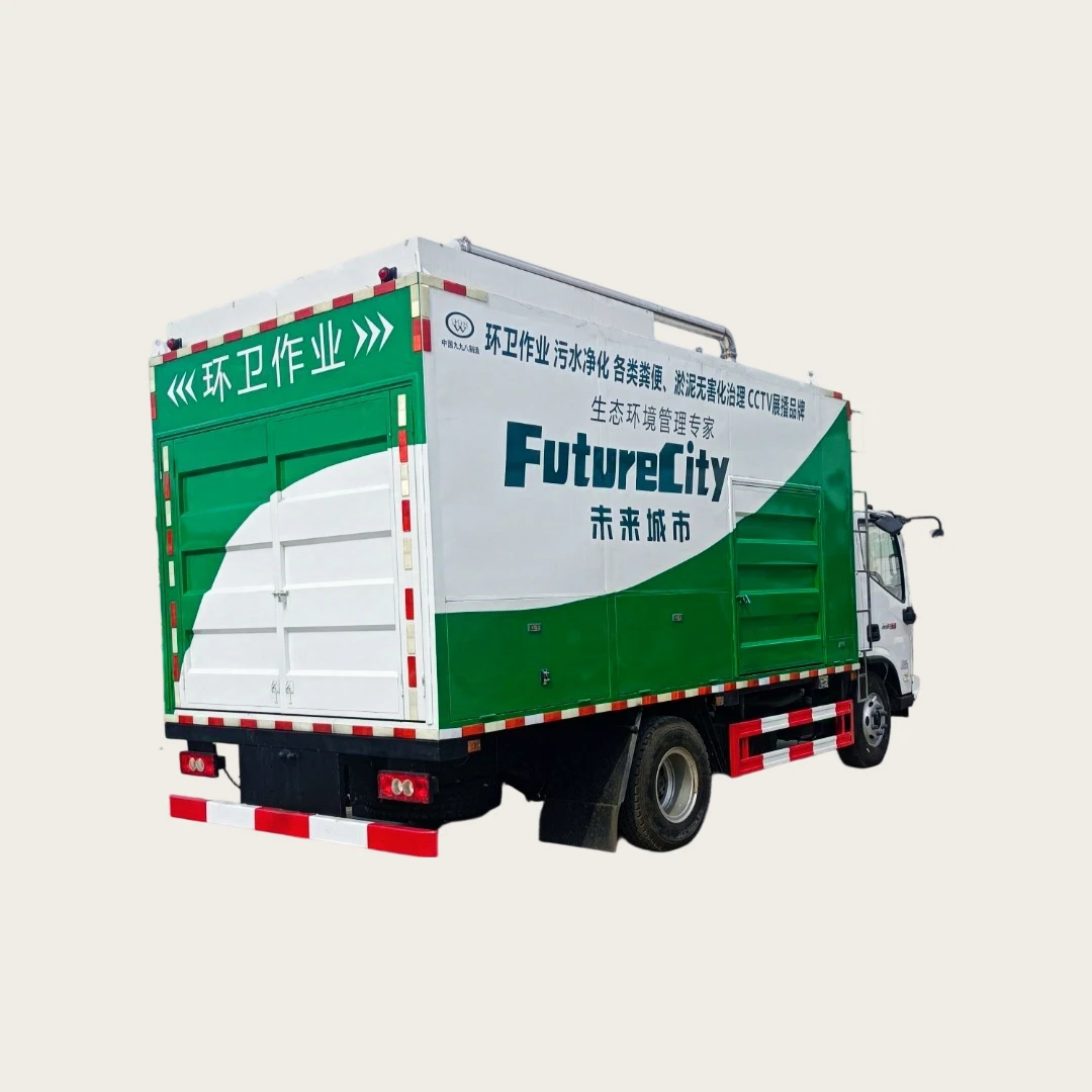Dongfeng Euro 3 Emission Sewage Treatment Purification Truck New Diesel Manual Tank for Domestic Sewage Collection