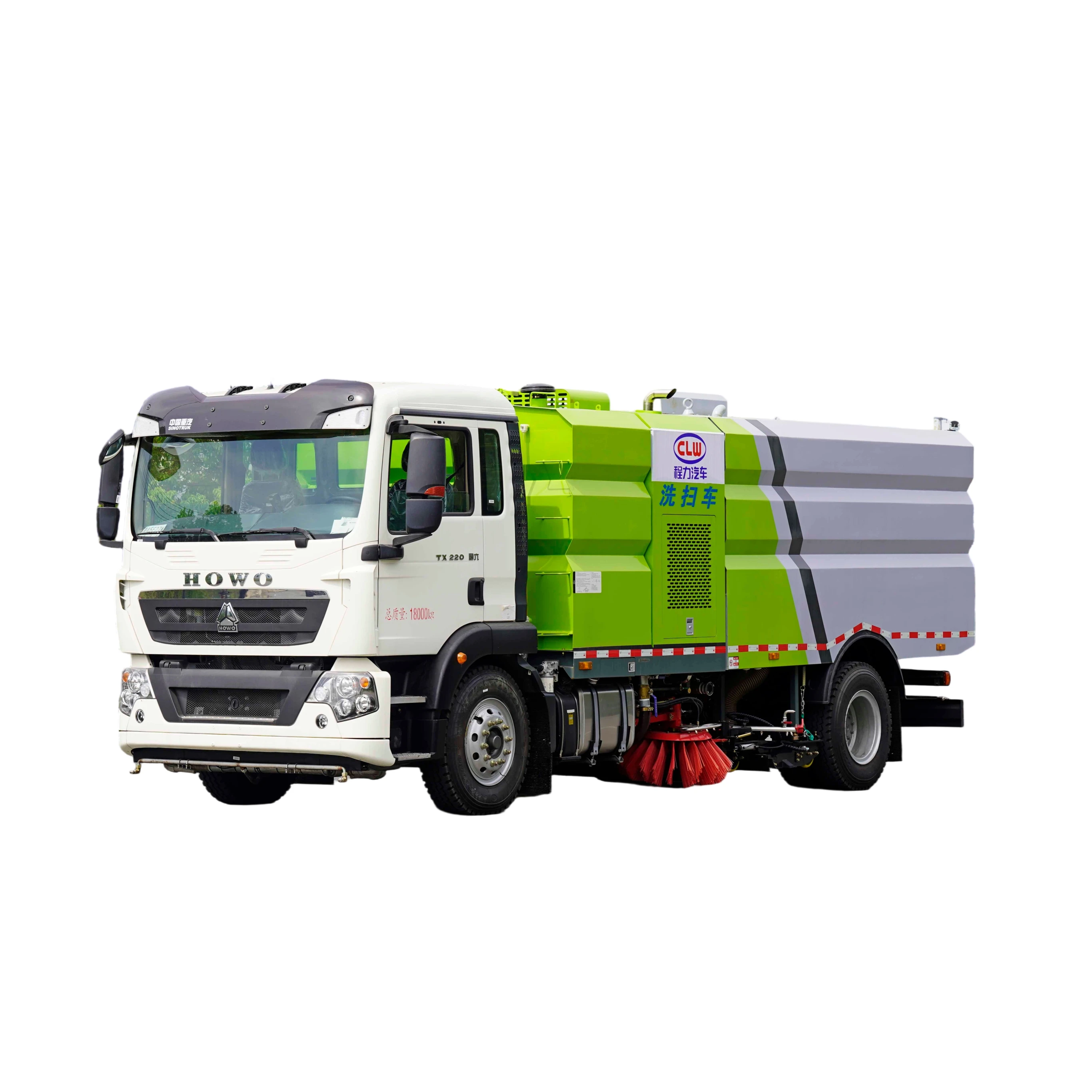 CL5181TXSZ6GX SinotrukNX Washing and Sweeping Vehicle with Engine Pump Gear 18000kg 8925x2530x3150mm