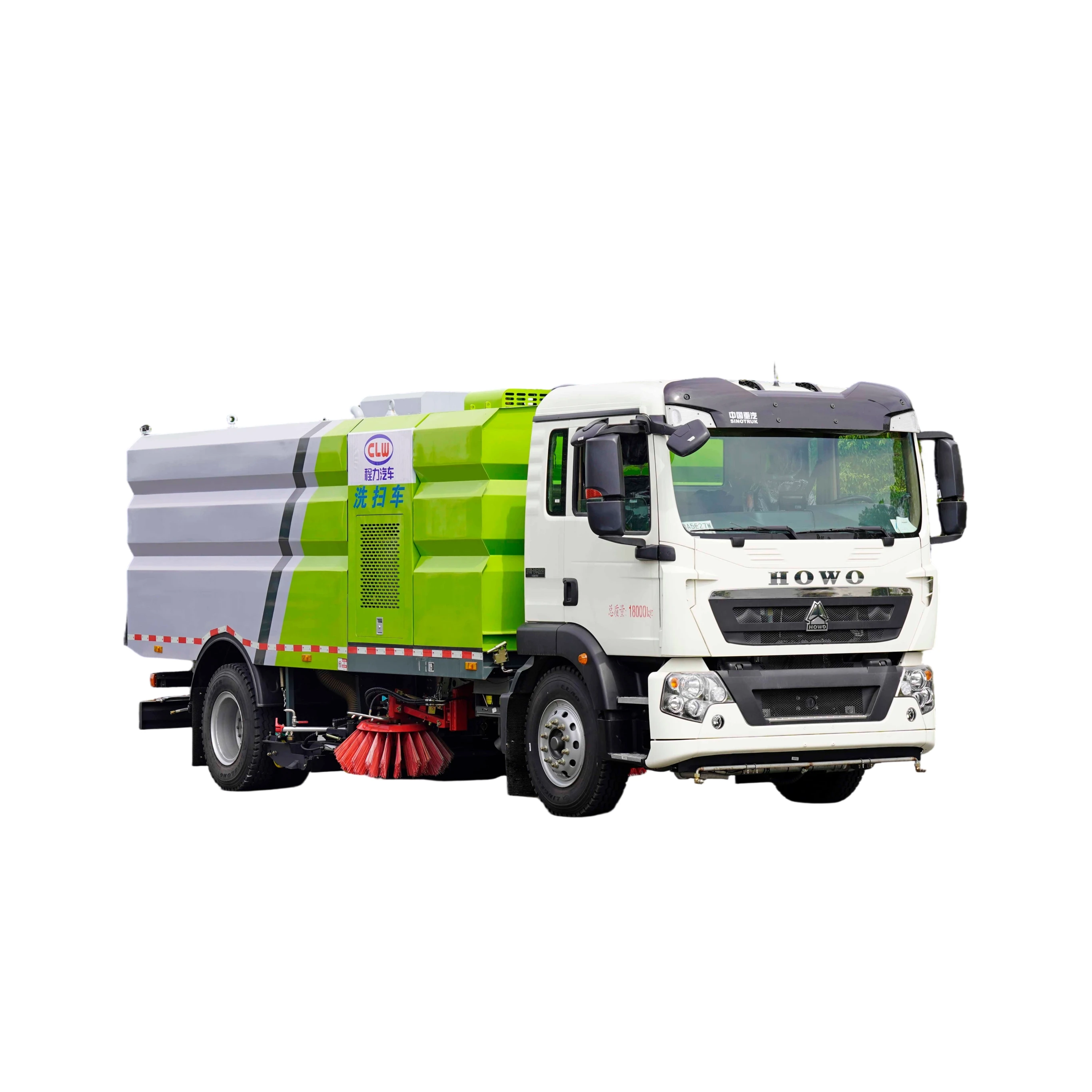 CL5181TXSZ6GX SinotrukNX Washing and Sweeping Vehicle with Engine Pump Gear 18000kg 8925x2530x3150mm