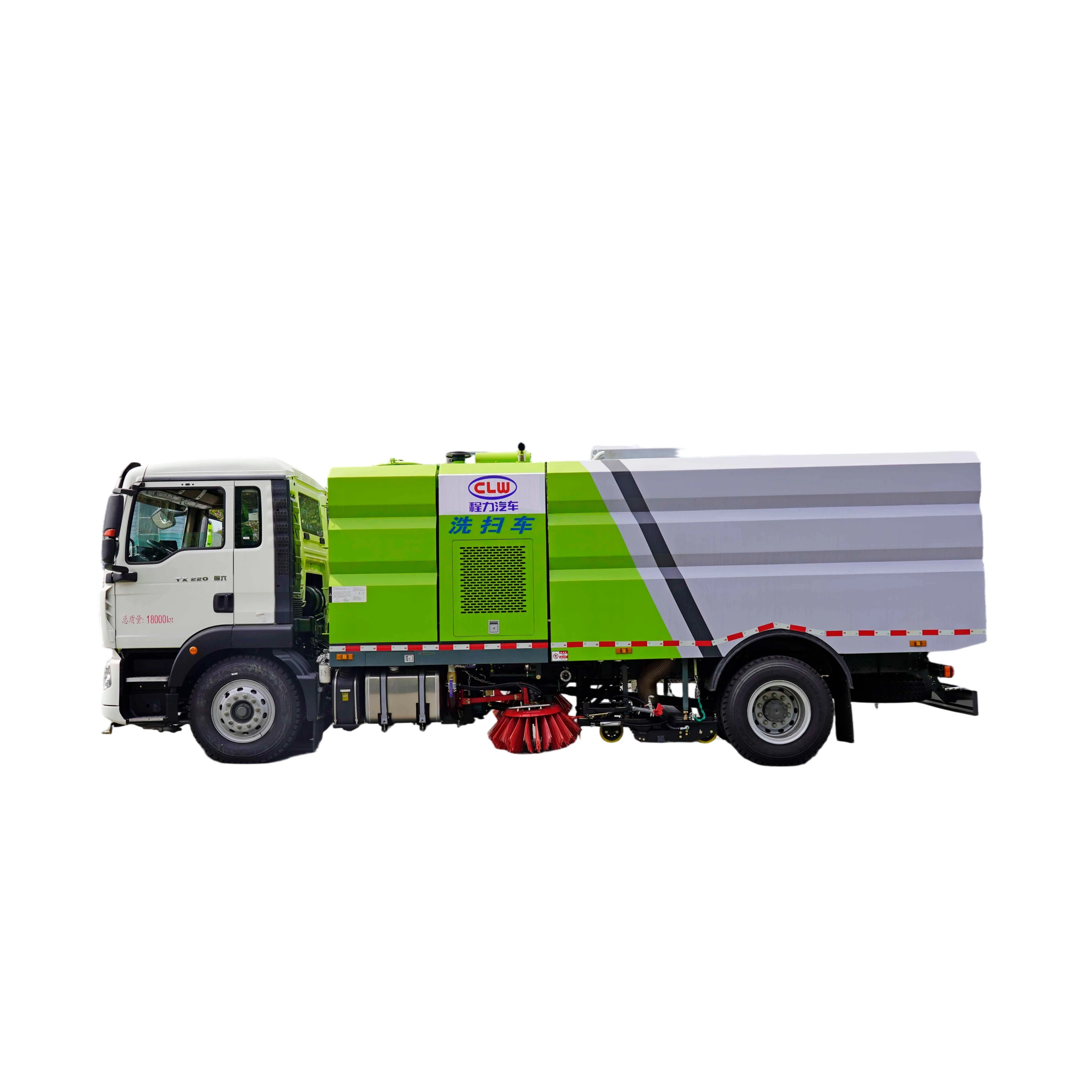 CL5181TXSZ6GX SinotrukNX Washing and Sweeping Vehicle with Engine Pump Gear 18000kg 8925x2530x3150mm