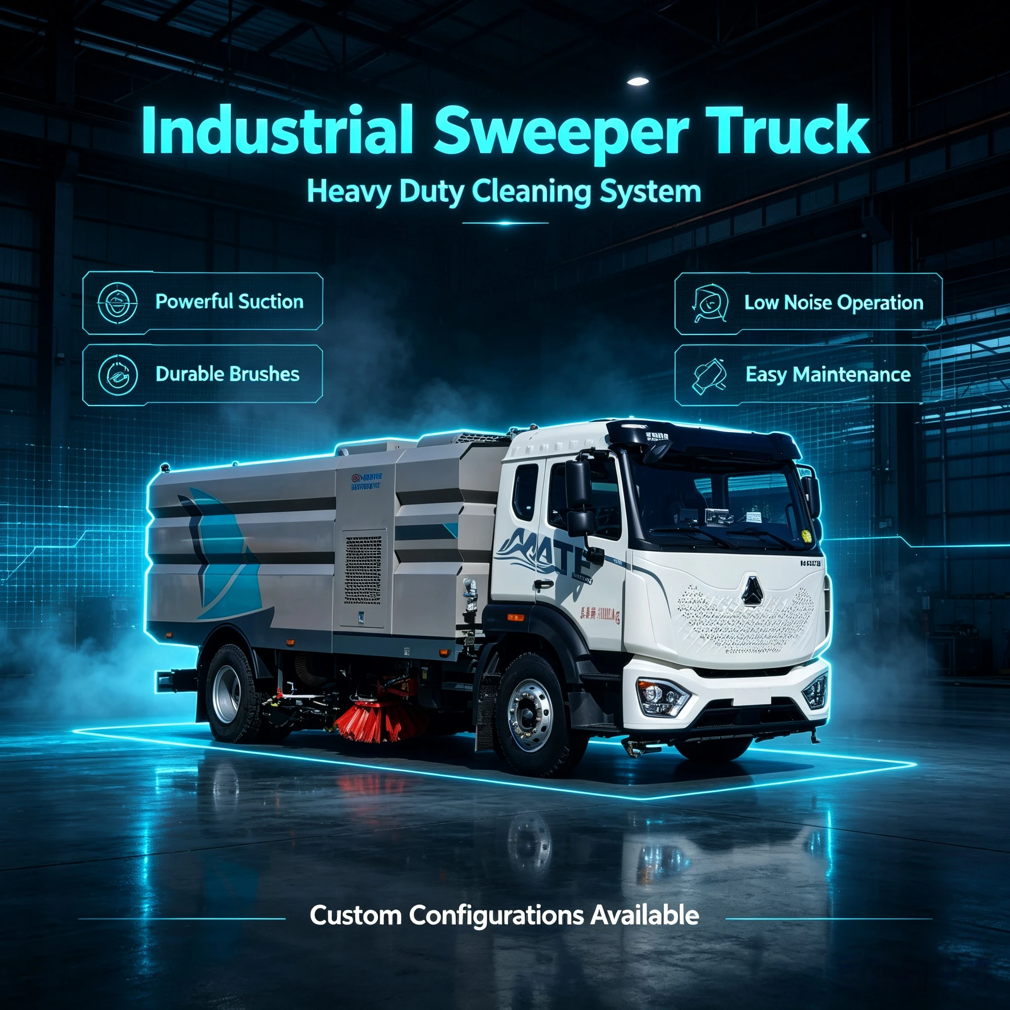CL5181TXSZ6GX New Sinotruk NX Washing Sweeping Vehicle Featuring 240HP Engine Gear Hubei Origin 1 Year Warranty 18000kg Weight