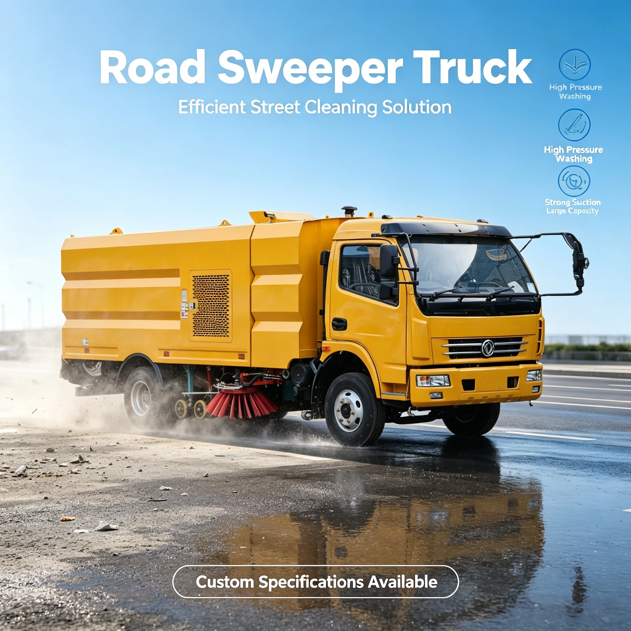 CL5120TXS6GH Dongfeng Duodali Car Wash and Cleaning Vehicle
