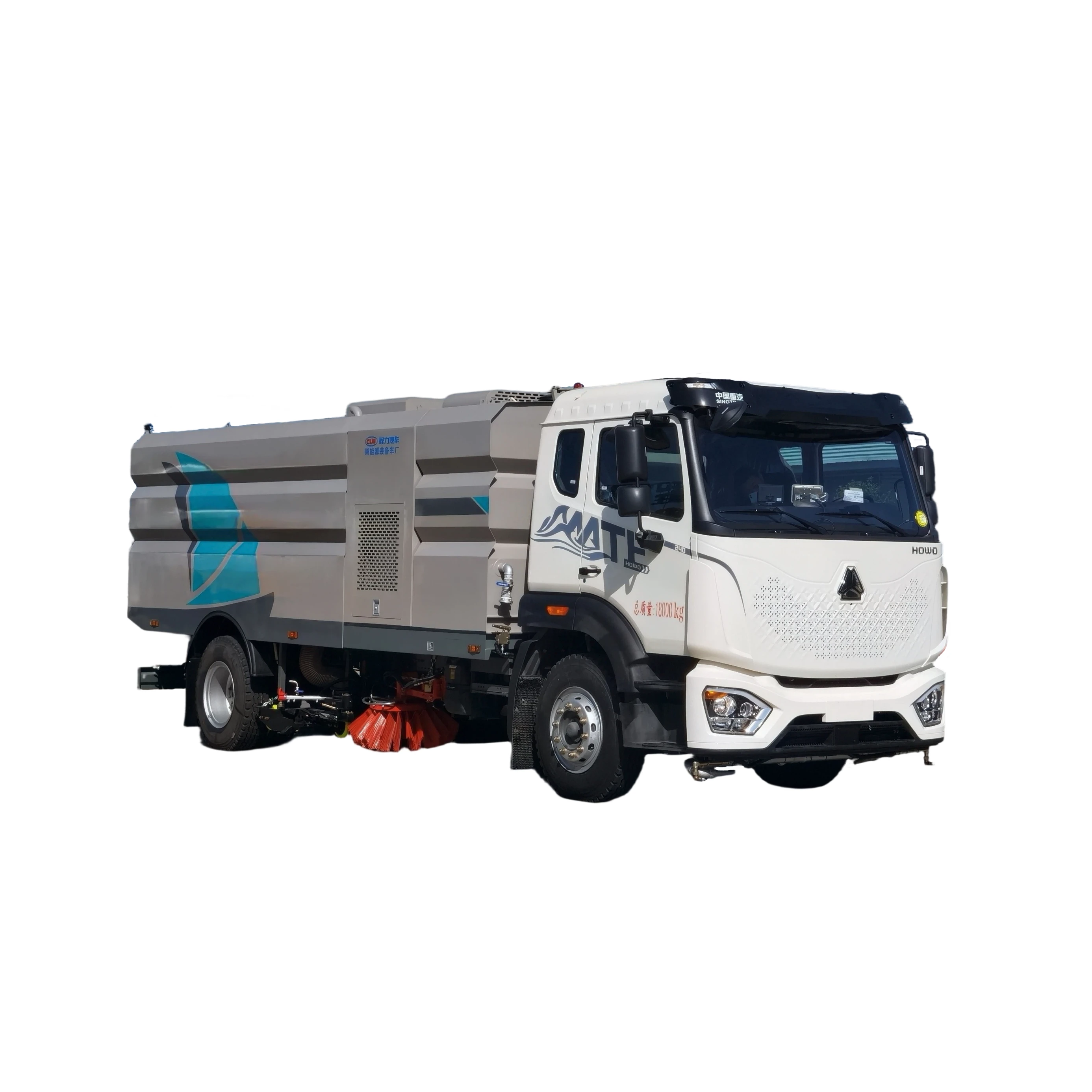 CL5181TXSZ6GX New Sinotruk NX Washing Sweeping Vehicle Featuring 240HP Engine Gear Hubei Origin 1 Year Warranty 18000kg Weight